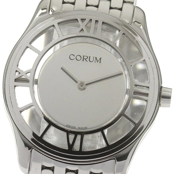 CORUM 138.500.20 skeleton mirror Dial Quartz Men's Watch_837719 - Picture 1 of 6